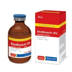 انرو فلوکساسین 10% شرکت رویان (Enrofloxacin)