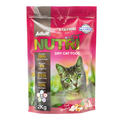 غذای خشک گربه بالغ 2 کیلویی نوتری (NUTRI)